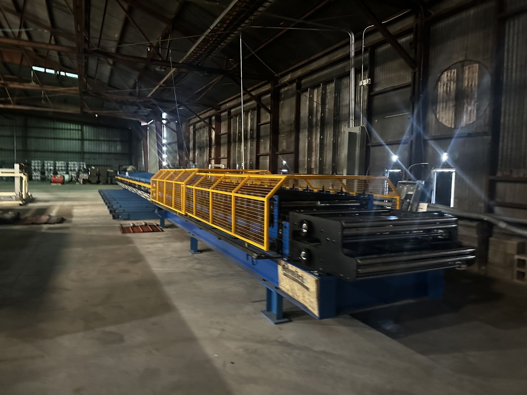 Our MF300 Steel Frame Machine at the factory of our customer in New Orleans