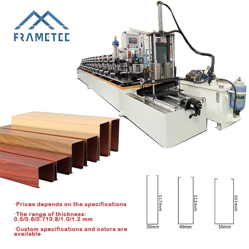 Automatic Baffle Ceiling Roll Forming Machine